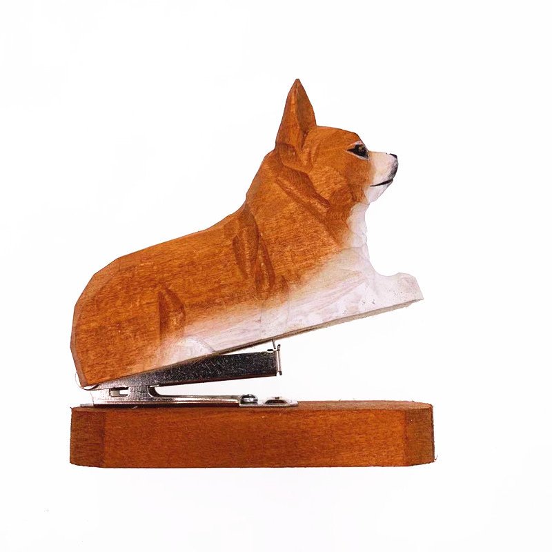 wooden orgi dog stapler